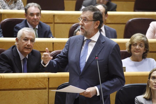 Mariano Rajoy en el Senado