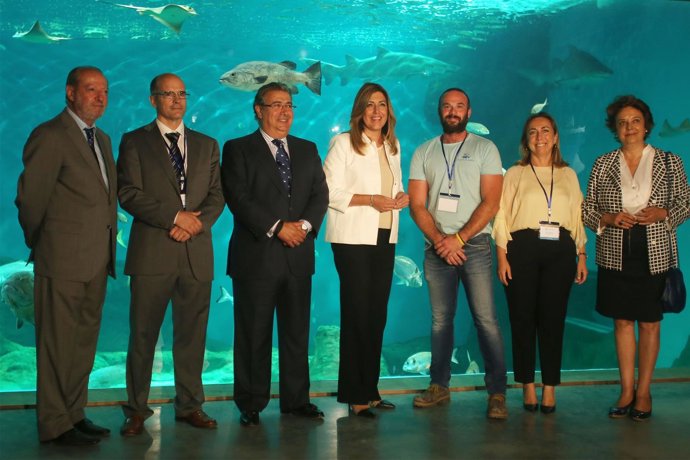 Inauguración del Acuario de Sevilla