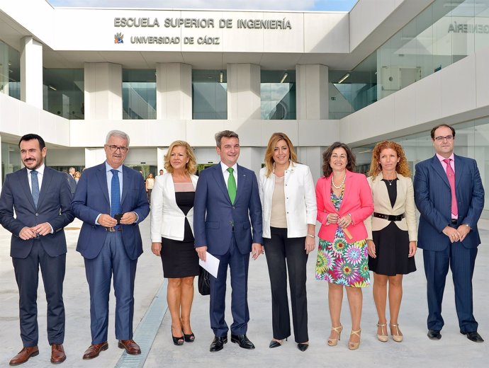La presidenta de la Junta inaugura la Escuela Superior de Ingeniería de Cádiz