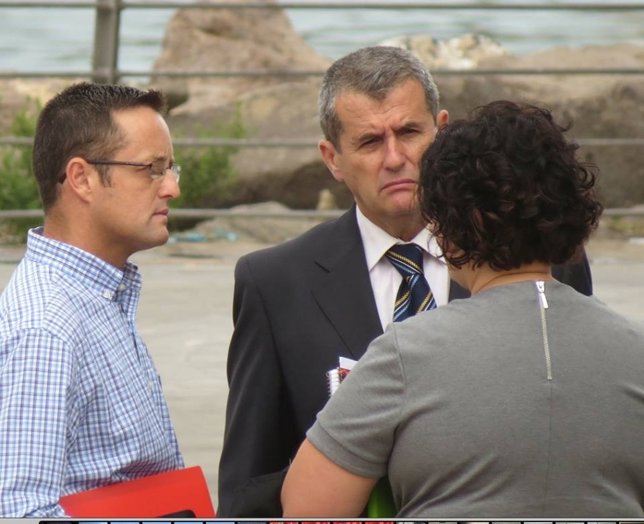 El comandante Ortega y el coronel Villaseñor