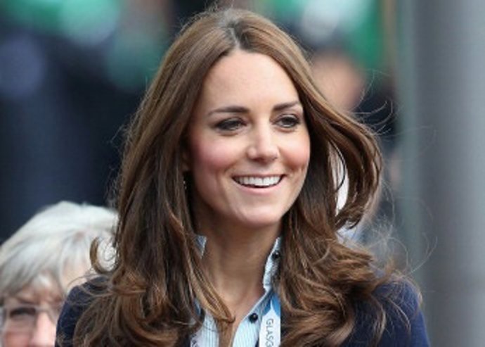 GLASGOW, SCOTLAND - JULY 28:  Catherine, Duchess of Cambridge leaves the SECC Hy