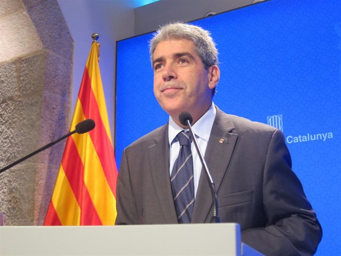 El portavoz del Govern, Francesc Homs, en rueda de prensa