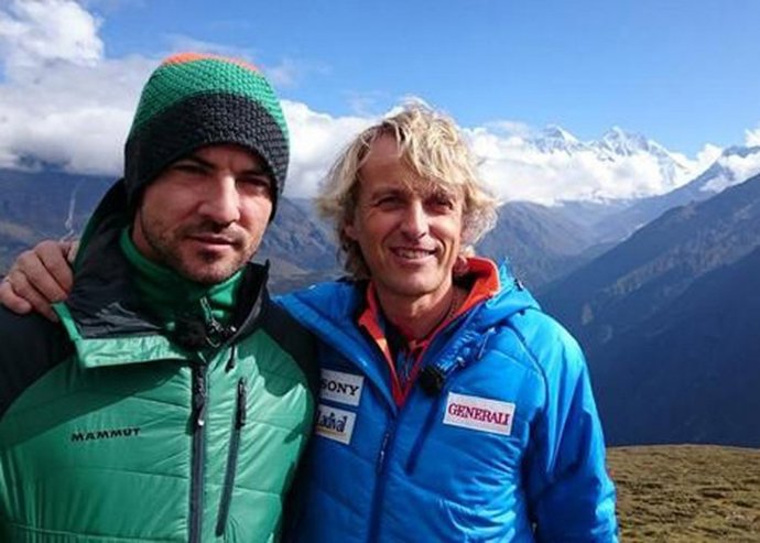 Jesus Calleja y David Bisbal 