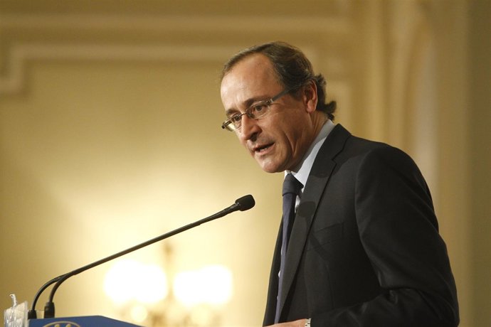 El portavoz del Grupo Popular en el Congreso, Alfonso Alonso