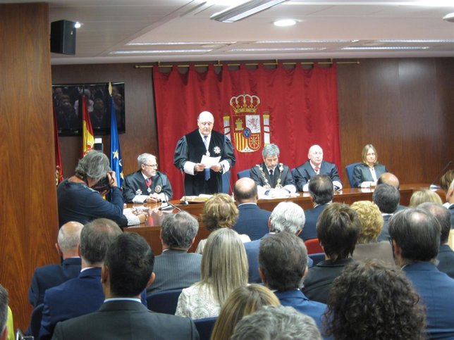 Acto de toma posesión del nuevo presidente del TSJN