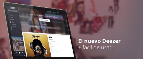 Rediseño Deezer 