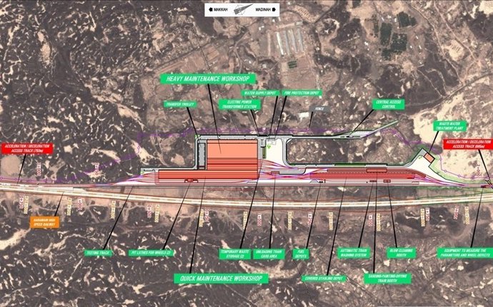 Talleres del AVE a La Meca