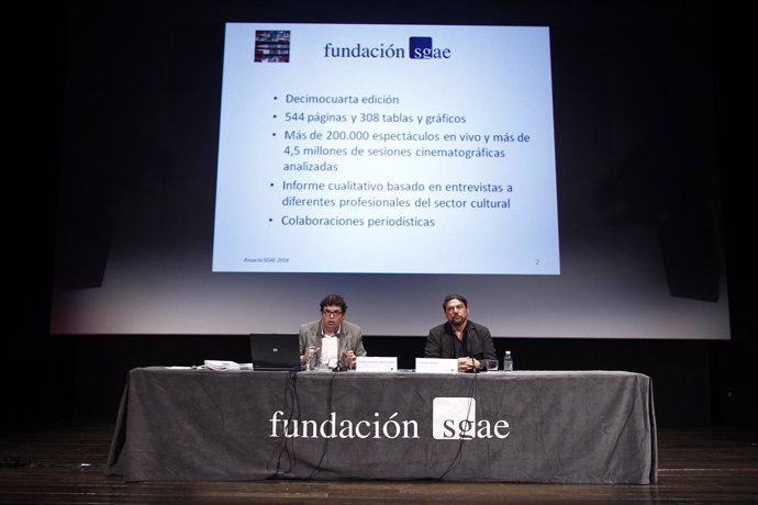 Rubén Gutiérrez y Antonio Onetti, de la Fundación SGAE