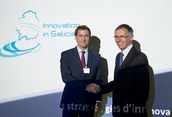 NOTA FOTOS AUDIOS: FEIJÓO AVALA ANTE O PRESIDENTE DO GRUPO PSA A CAPACIDADE E CO