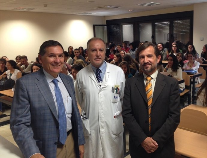Tomás Chivato, José Barberán y Jesús Peláez