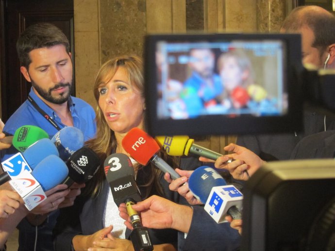 La presidenta del PP catalán Alicia Sánchez-Camacho