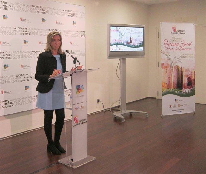 Alicia García presenta el mercado de contratación de Ayllón