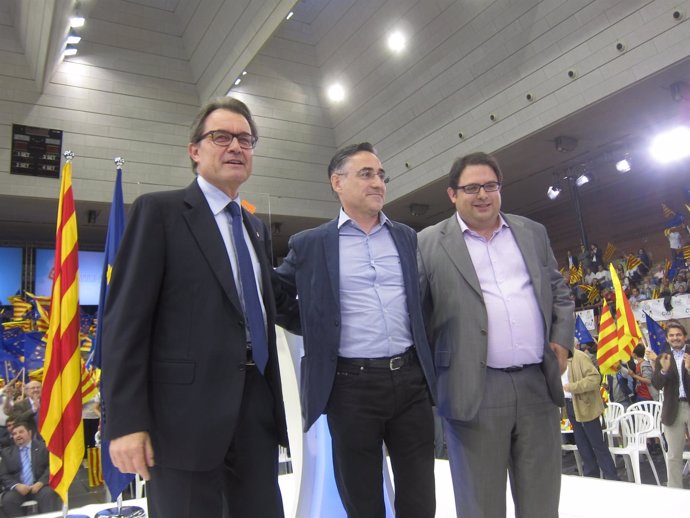 Artur Mas, Ramon Tremosa y Francesc Gambús