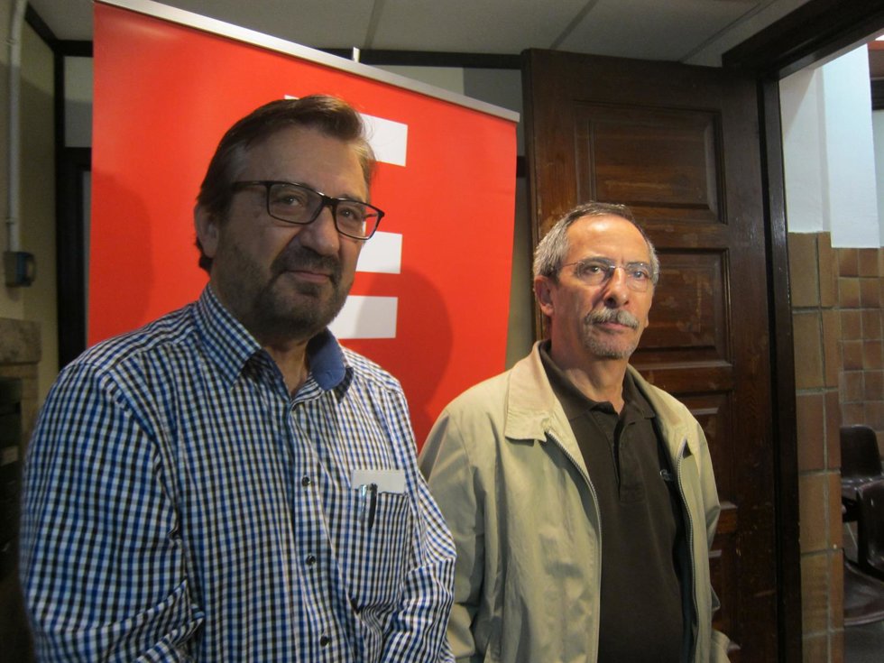 Julián Buey y Ramón Górriz.