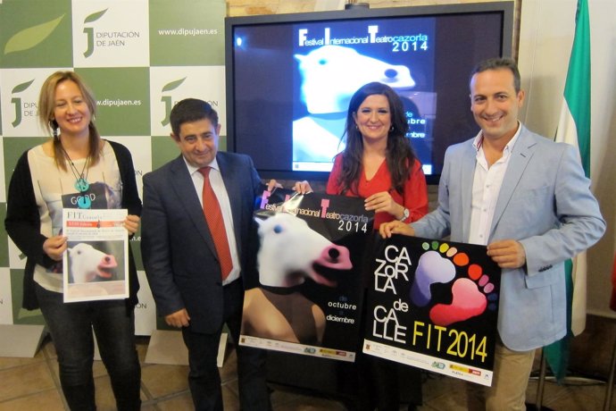 Lorite, Reyes, Caballero y Rodríguez presentan el FIT Cazorla 2014.