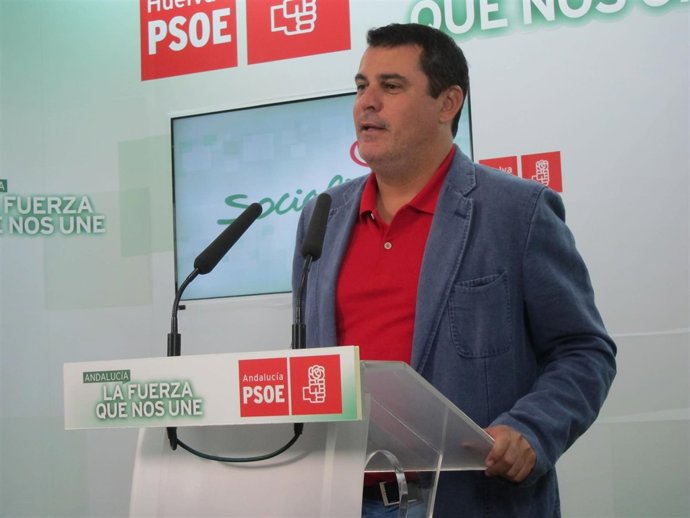 El secretario de Organización del PSOE de Huelva, Jesús Ferrera. 