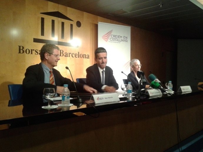 Marc Monràs, David Poudevila y Montse Rosell