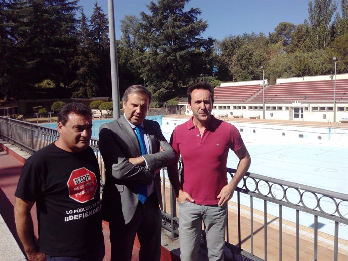 Antonio Miguel Carmona visita el polideportivo de la Casa de Campo