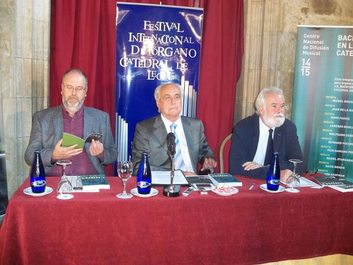 De izq. A drcha., Eduardo López Banzo, Samuel Rubio y Antonio Moral