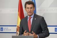 Feijóo admite "un retraso" en la construcción del flotel, pero señala como "responsable" a Navantia