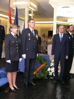 Medrano preside el Día de la Policía en Segovia