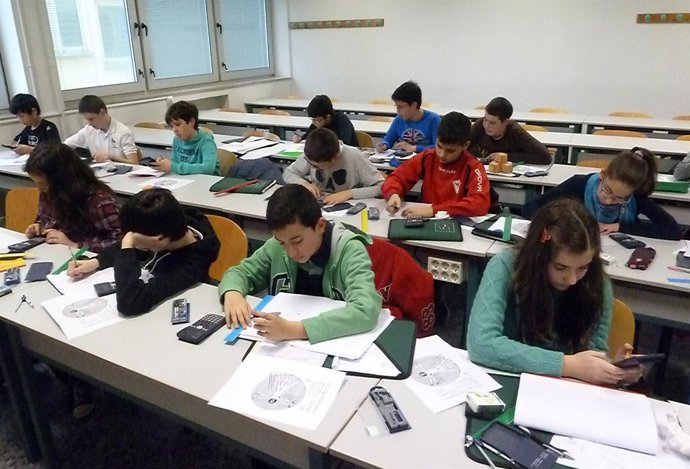 Alumnos del programa de estímulo del talento matemático