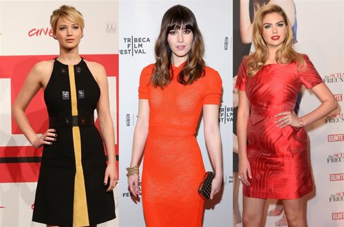 Jennifer Lawrence, Mary E. Winstead y Kate Upton