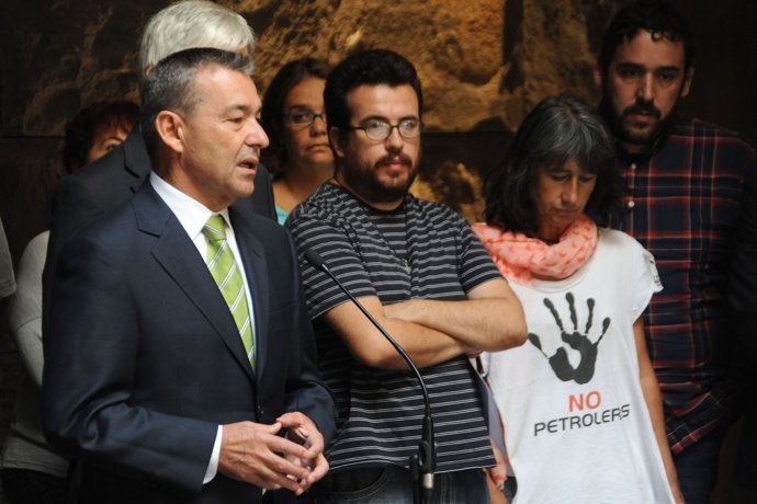 Rivero, en rueda de prensa