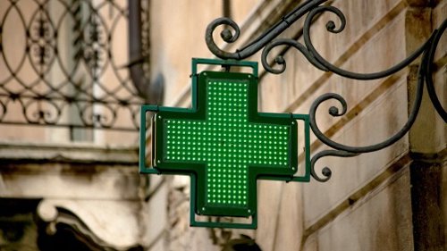 Señal de farmacia