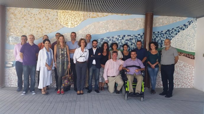 Grupo de expertos en domótica en el CRMF Imserso de San Fernando