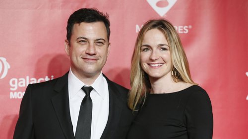 Television host Kimmel and comedy writer McNearney pose at the 2013 MusiCares Pe