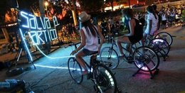 "Save The Arctic Ice Ride In Madrid"