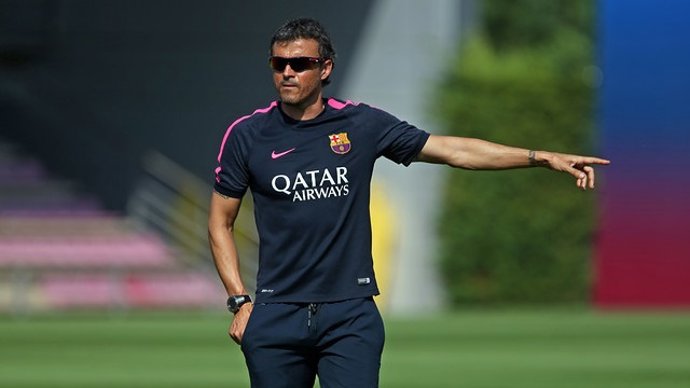 Luis Enrique entrenamiento Barcelona