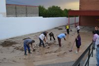 Evalúan los daños causados por la tormenta en Casanueva, que pedirá declaración de zona catastrófica