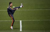 Foto: Cristiano Ronaldo vuelve a entrenar al margen de sus compañeros