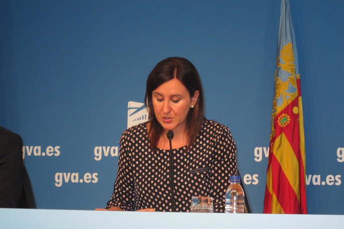 María José Català en la rueda de prensa posterior al pleno del Consell 