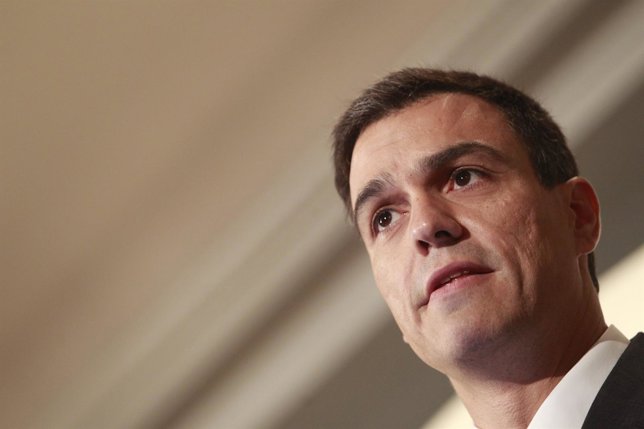 El líder del PSOE, Pedro Sánchez