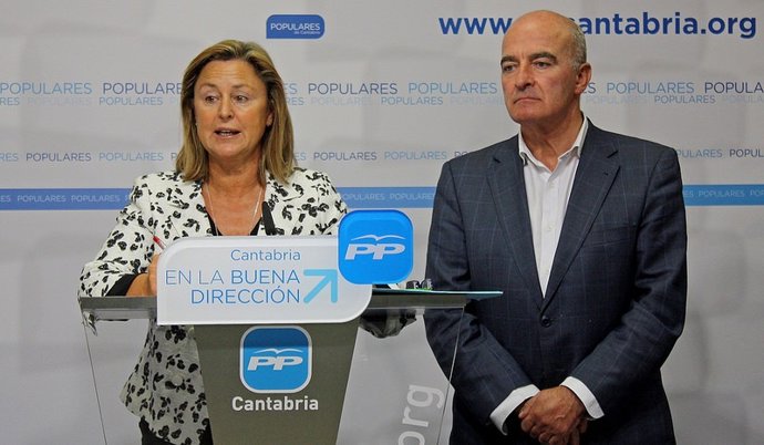 Ana Madrazo y Luis Carlos Albalá en rueda de prensa