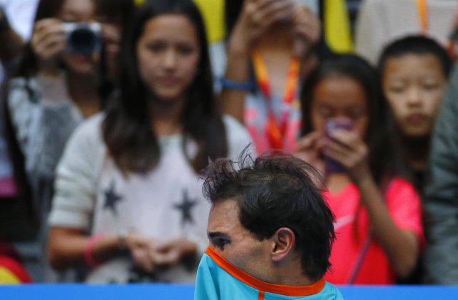 Nadal en el torneo de Pekín