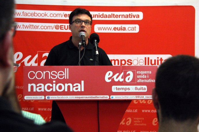 El coordinador general de EUiA, Joan Josep Nuet