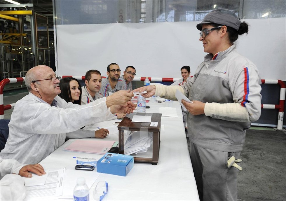 Elecciones sindicales de PSA Peugeot Citroén Vigo               