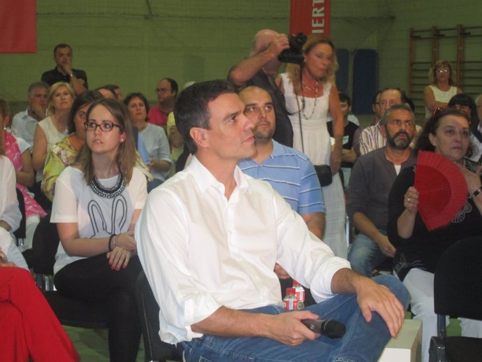 Pedro Sánchez en Santander, secretario general del PSOE