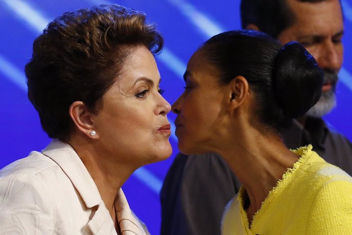 Dilma Rousseff y Marina Silva