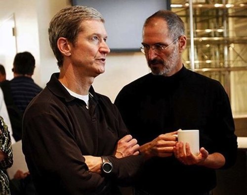Recurso Steve Jobs y Tim Cook por Thetaxhaven CC Flickr