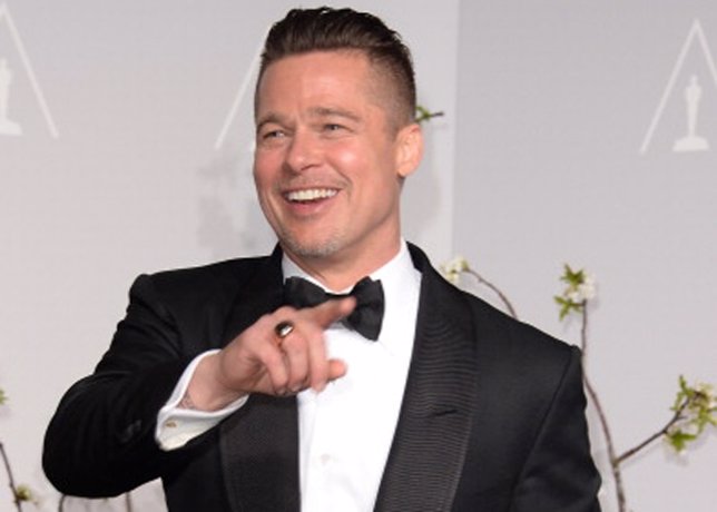 HOLLYWOOD, CA - MARCH 02:  Producer Brad Pitt, winner of Best Picture for '12 Ye