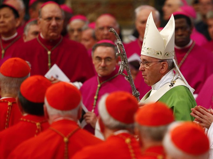 Papa Francisco en III asamblea extraordinaria del Sínodo de la Familia