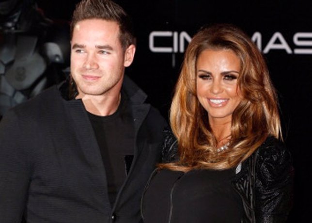 LONDON, ENGLAND - FEBRUARY 05:  Model Katie Price and Kieran Hayler attend the W