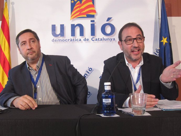 Ramon Espadaler y Josep Maria Pelegrí (UDC)
