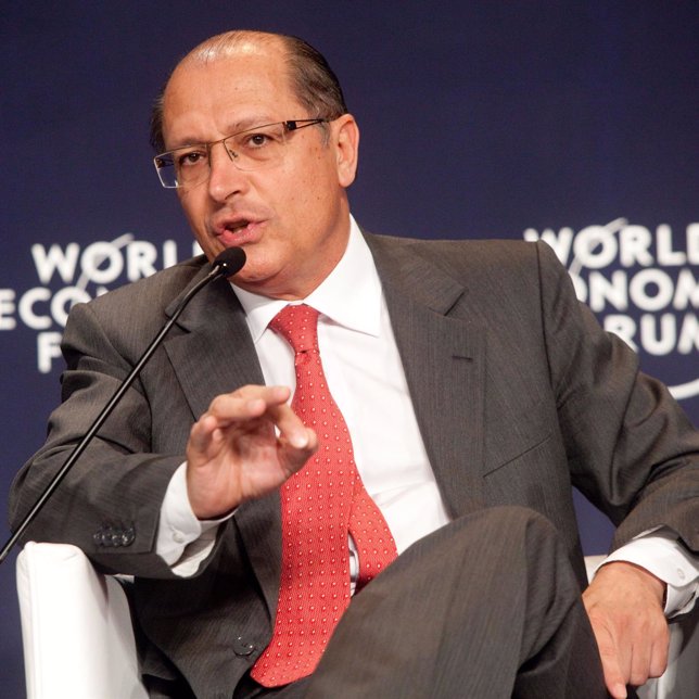 El gobernador de Sao Paulo Geraldo Alckmin 