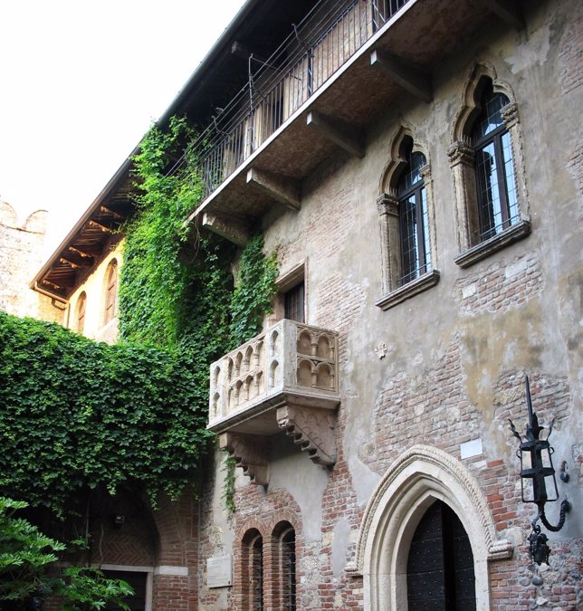 Balcón de Romeo y Julieta en Verona 